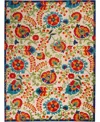 Nourison Aloha Alh17 7'10" X 10'6"outdoor Area Rug In Multi