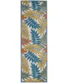 Nourison Aloha Alh18 2' X 6' Runner Rug In Ivory