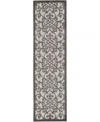 Nourison Aloha Alh21 2' X 6' Runner Rug In Charcoal