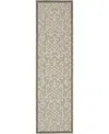 Nourison Aloha Alh21 2'3" X 8' Runner Rug In Beige