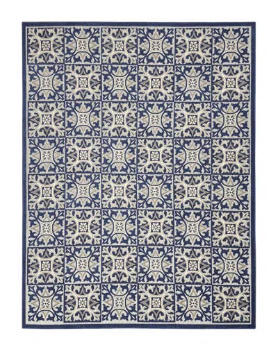 Nourison Aloha Alh34 Polypropylene Area Rug In Blue
