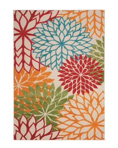 Nourison Aloha Indoor/outdoor Rug In Green