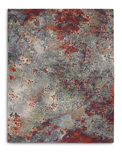 Nourison Artworks Atw02 Area Rug, 7'9 X 9'9 In Seafoam/brick