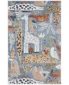 Nourison Astra Machine Washable Asw01 3'3" X 5' Area Rug In Multi
