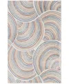Nourison Astra Machine Washable Asw08 3'3" X 5' Area Rug In Ivory