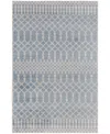 Nourison Astra Machine Washable Asw10 4' X 6' Area Rug In Blue