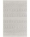 Nourison Astra Machine Washable Asw10 4' X 6' Area Rug In Gray