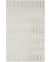 Nourison Astra Machine Washable Asw10 4' X 6' Area Rug In Ivory