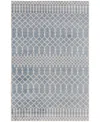 Nourison Astra Machine Washable Asw10 6'7" X 9' Area Rug In Blue