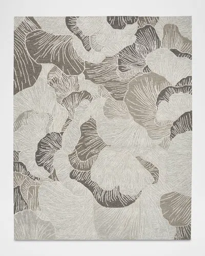 Nourison Avra Blue Hand-tufted Rug In Gray