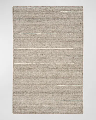 Nourison Carson Flatweave Rug, 6' X 9' In Grey