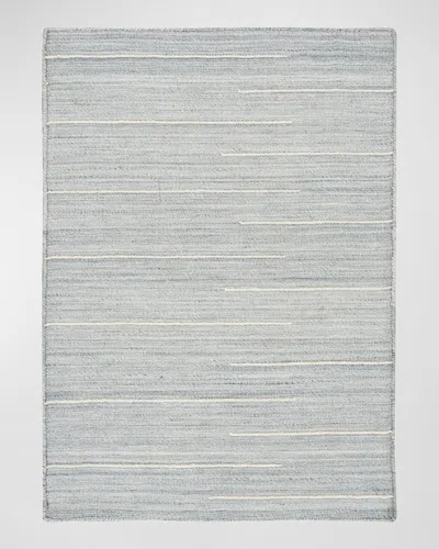 Nourison Carson Flatweave Rug, 9' X 12' In Light Blue