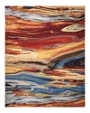 Nourison Chroma Crm04 Area Rug, 5'6 X 8' In Lava