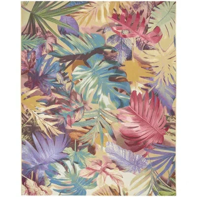 Nourison Color Splash Multicolor Tropical Rug