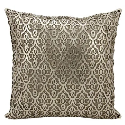 Nourison Couture Throw Pillow In Gray