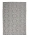 Nourison Cozumel Czm01 Area Rug, 4' X 6' In Light Grey