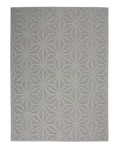 Nourison Cozumel Czm01 Area Rug, 4' X 6' In Light Grey
