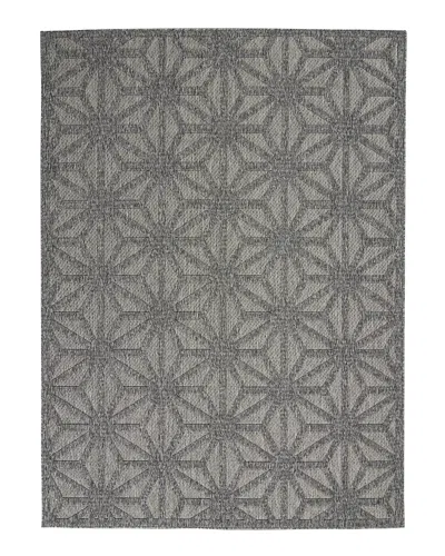 Nourison Cozumel Czm01 Area Rug, 5'3 X 7'3 In Dark Grey