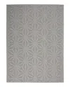 Nourison Cozumel Czm01 Area Rug, 5'3 X 7'3 In Light Grey
