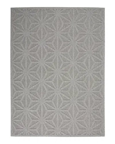 Nourison Cozumel Czm01 Area Rug, 5'3 X 7'3 In Light Grey