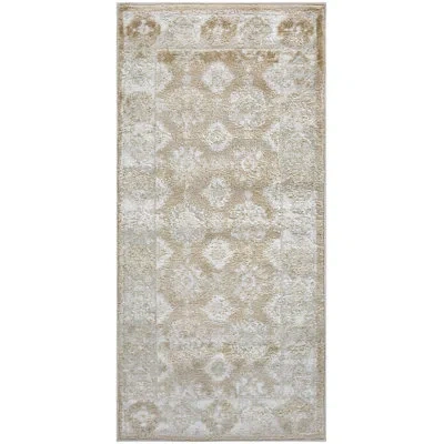 Nourison Dekor Cream Beige Vintage Indoor Rug In Beige;cream
