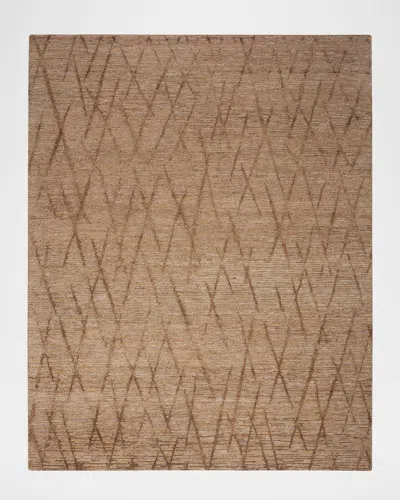 Nourison Dutch Hand-knotted Rug In Brown