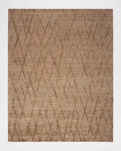 Nourison Dutch Hand-knotted Rug In Brown