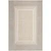 Nourison Glitz Glz07 5'3"x7'3" Ivory Rectangular Area Rug