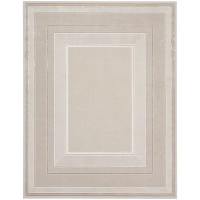 Nourison Glitz Glz07 7'10"x9'10" Ivory Rectangular Area R