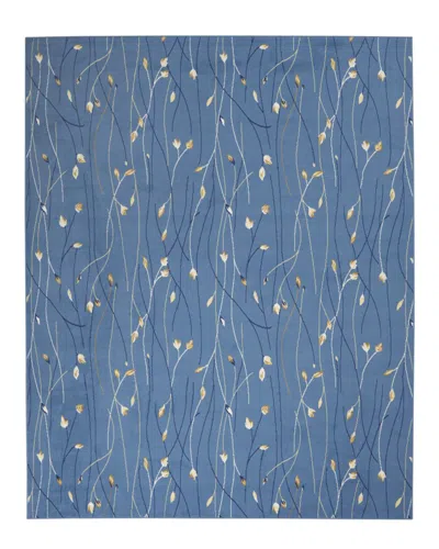 Nourison Grafix Rug In Blue