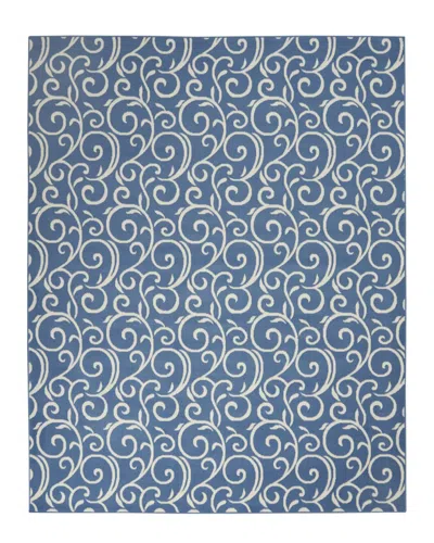 Nourison Grafix Rug In Blue