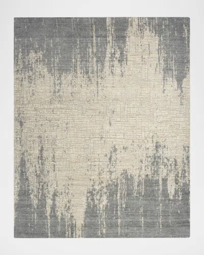 Nourison Hawk Hand-woven Rug In Gray