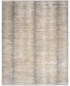 Nourison Home Abstract Hues Abh03 7'10"x10' Area Rug In Gray,gold
