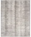 Nourison Home Abstract Hues Abh03 7'10"x10' Area Rug In Gray,white