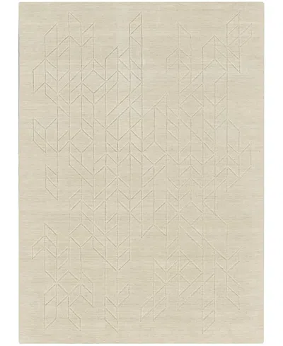 Nourison Home Alessia Ale01 7'9x9'9 Area Rug In Neutral