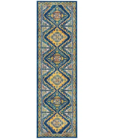 Nourison Home Allur Alr02 2'3" X 7'6" Runner Rug In Navy,multi