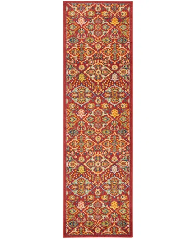 Nourison Home Allur Alr03 2'3" X 7'6" Runner Rug In Orange