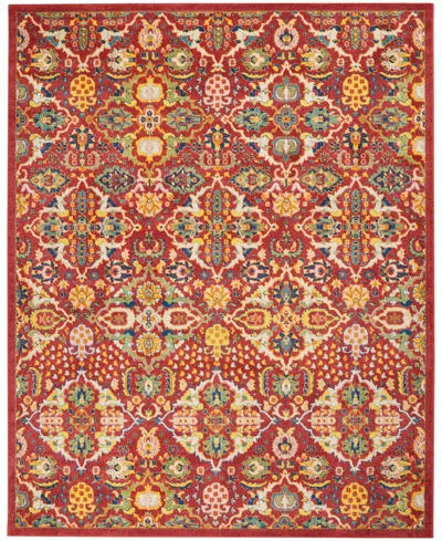 Nourison Home Allur Alr03 7'10" X 9'10" Area Rug In Multi