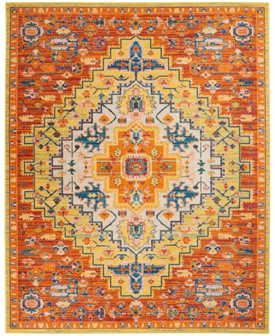 Nourison Home Allur Alr04 7'10" X 9'10" Area Rug In Multi