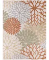 Nourison Home Aloha Alh05 7'10"x10'6" Area Rug In Multi