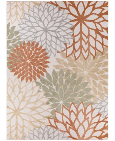 Nourison Home Aloha Alh05 7'10"x10'6" Area Rug In Multi