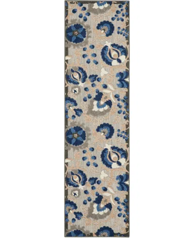 Nourison Home Aloha Alh17 2' X 6' Runner Rug In Multi