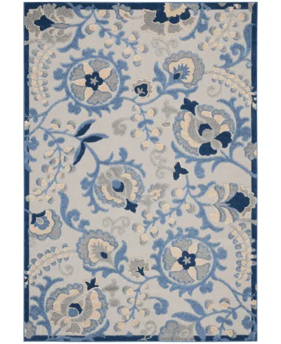 Nourison Home Aloha Alh17 6' X 9' Outdoor Area Rug In Multi