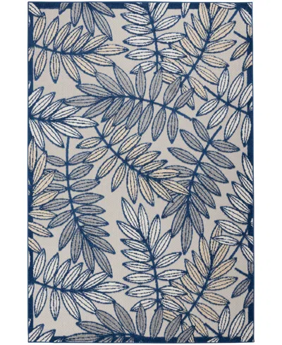 Nourison Home Aloha Alh18 3'6" X 5'6" Outdoor Area Rug In Multi