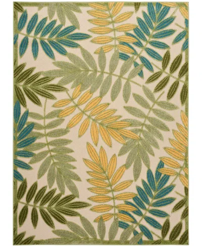 Nourison Home Aloha Alh18 6'x9' Area Rug In Multi