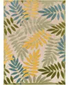 Nourison Home Aloha Alh18 7'10"x10'6" Area Rug In Multi