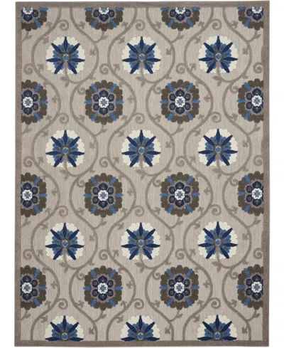 Nourison Home Aloha Alh19 7'10" X 10'6" Outdoor Area Rug In Multi