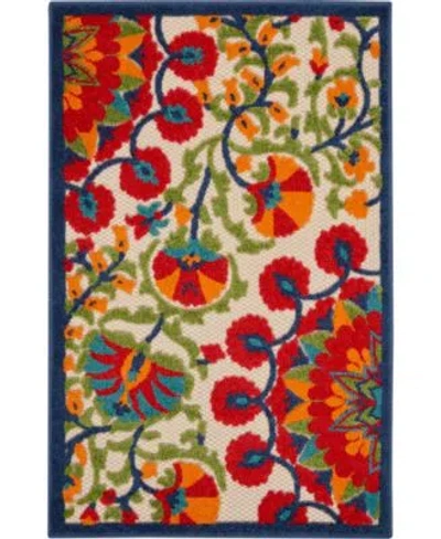 Nourison Home Aloha Alh20 Area Rug In Multi