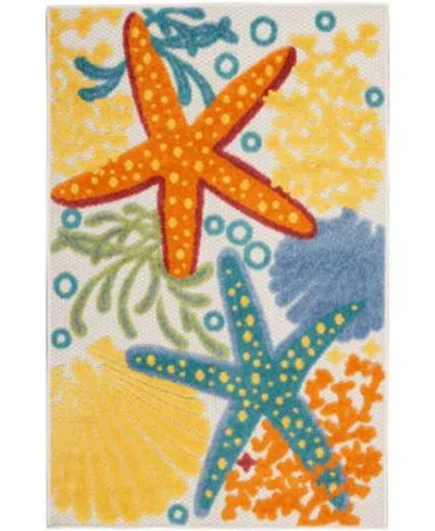 Nourison Home Aloha Alh24 Area Rug In Multicolor
