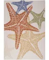 Nourison Home Aloha Alh28 6'x9' Area Rug In Ivory